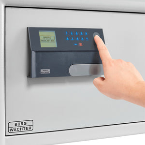 Burg Wachter Standard Fire and Burglary Protection Dual-Safe DS 425 E FP, Biometric Opening (Fingerprint or Electronic Code)