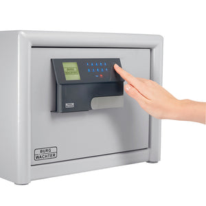Burg Wachter Compact Fire and Burglary Protection Dual-Safe DS 415 E FP, Biometric Opening (Fingerprint or Electronic Code)